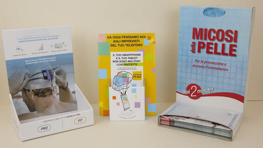 Espositori da banco personalizzati